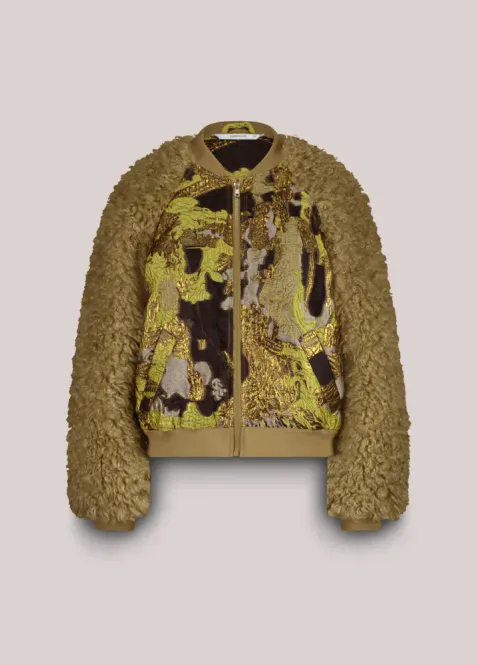 Hovedbilde Summum Jacquard-teddy bomber, multicolor