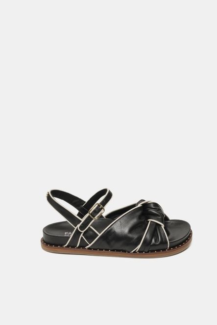 Hovedbilde Fabienne Sasa sandal, hvit og sort