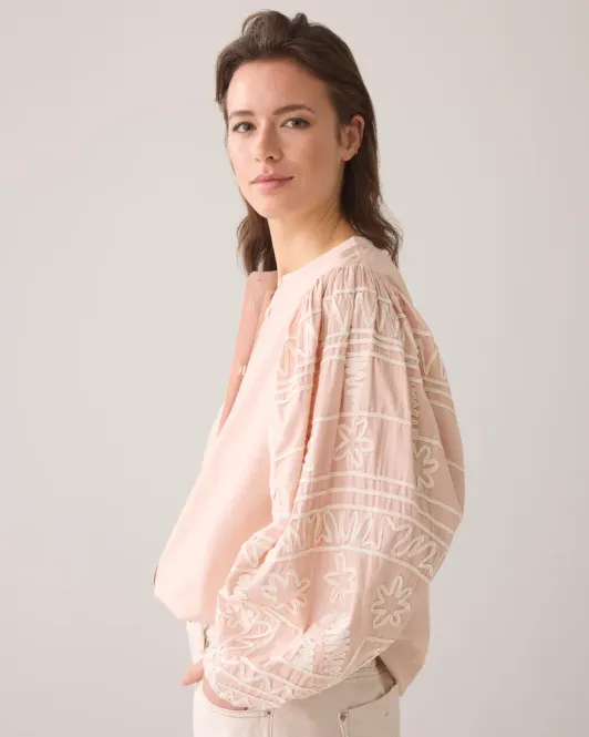 Hovedbilde Summum Skjorte med broderi detaljer 