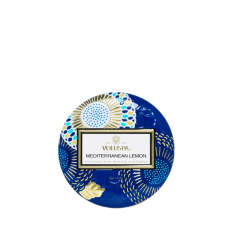 Voluspa mediterranean lemon, glasskrukke