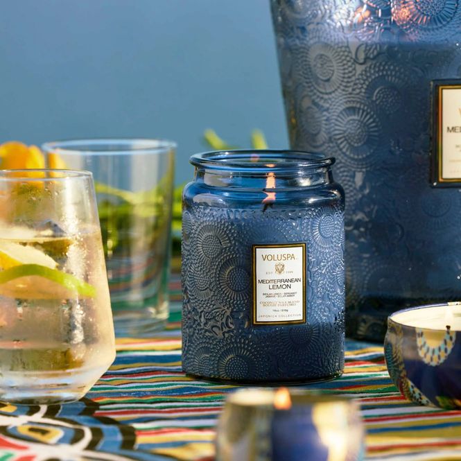 Hovedbilde Voluspa mediterranean lemon, boxed candle