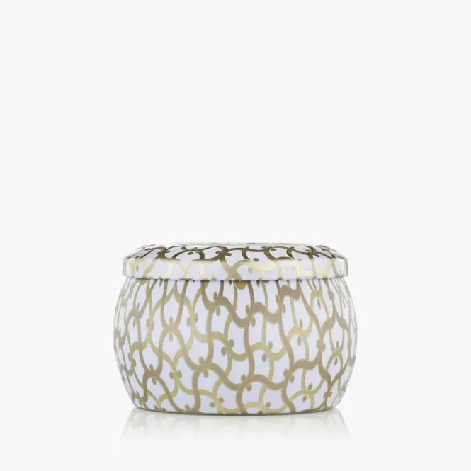 Hovedbilde Voluspa Mini Tin Candle Suede Blanc