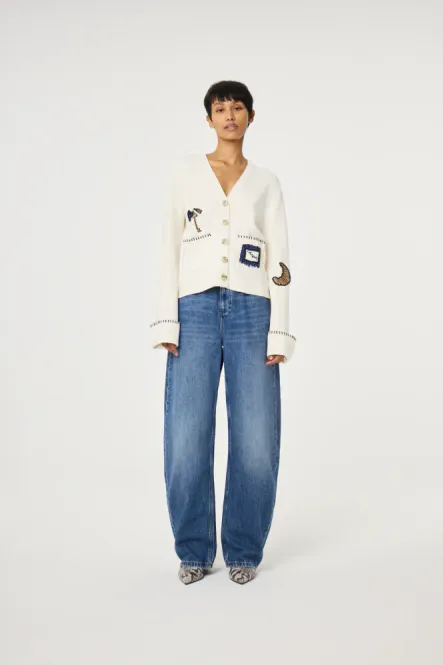 Hovedbilde Fabienne Chapot, Betty cardigan, naturhvit