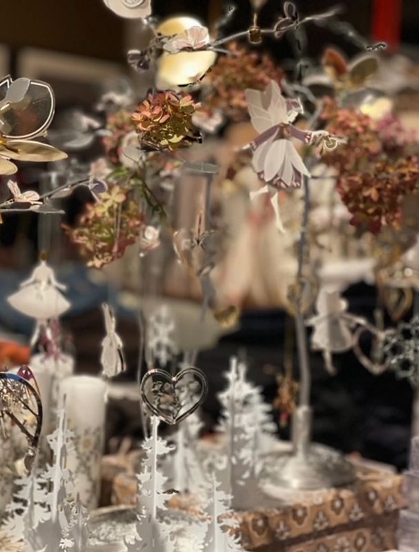 Jette Frölich - metalltre i sølv til ornamenter 