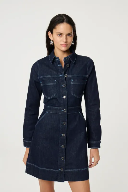 Fabienne, Ruth dress, mørk denim
