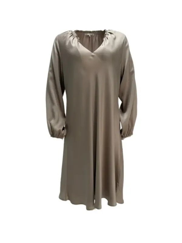 Amuse Bente kjole, silke, canvas