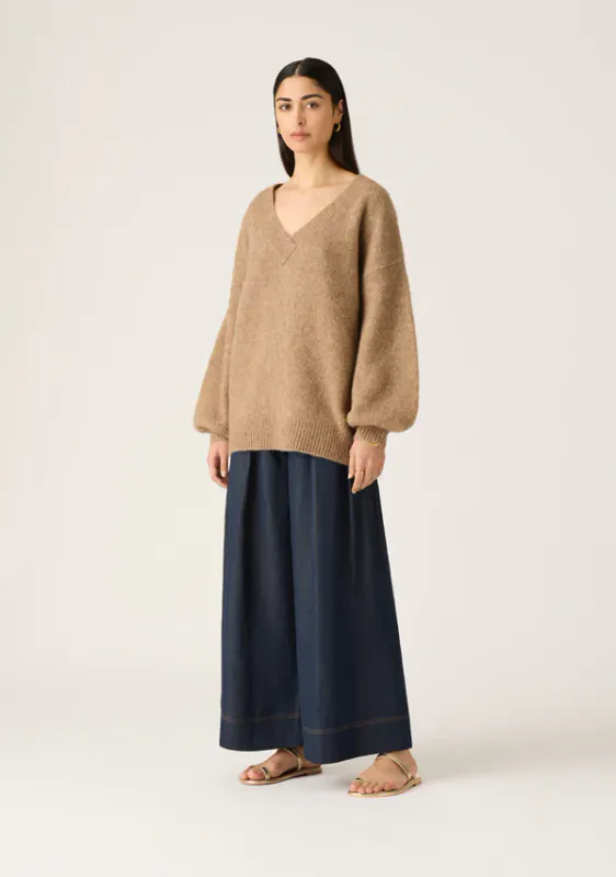MOS Vesper Knit jumper, brun