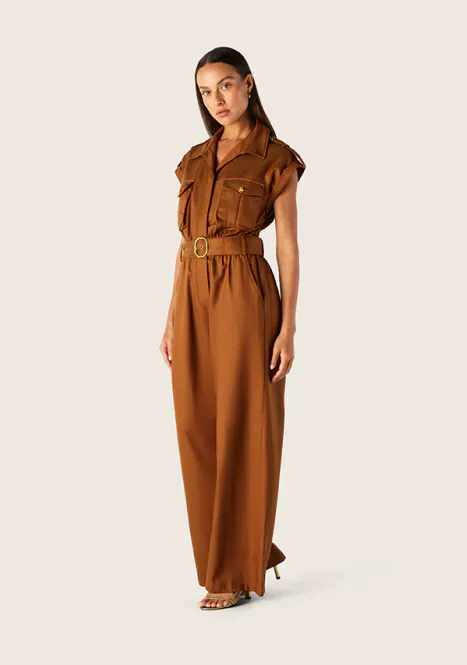 Hovedbilde MOS the label, Rita jump suit, beige eller brun