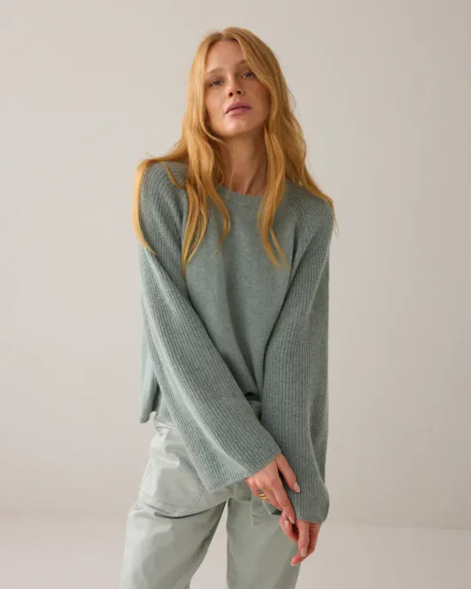 Hovedbilde Summum agave grønn strikkegenser