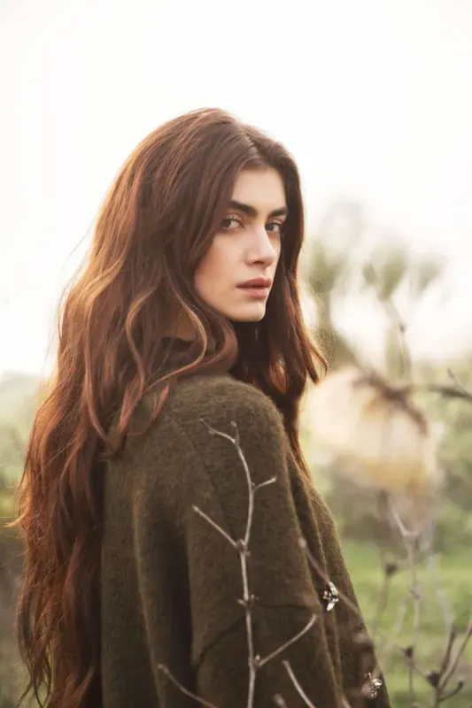 Summum Jumper with brooches olivengrønn